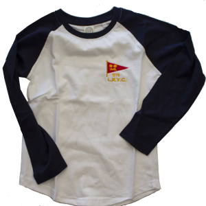 Junior Navy/White Long Sleeve T-shirt