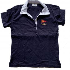 Women’s Navy Short Sleeve Rugby Shirt