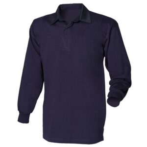 Men’s Navy Long Sleeve Rugby Shirt